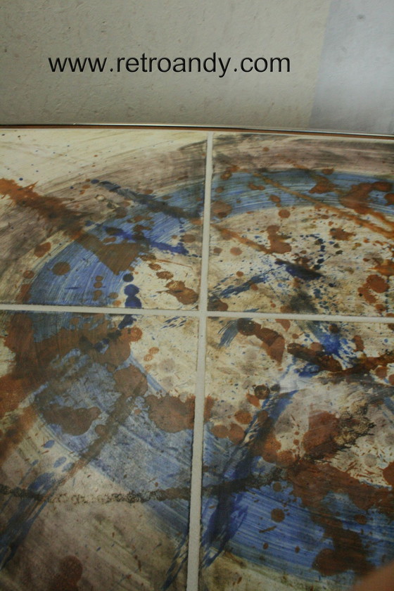 Image 1 of Tavolino da caffè vintage danese - Teak - Cromato