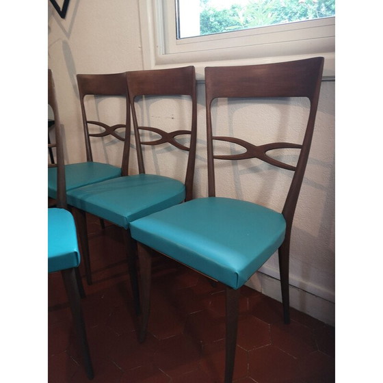 Image 1 of Set di 4 sedie vintage di Melchiorre Bega, Italia 1950-1960