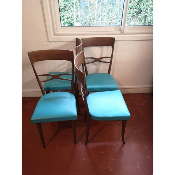 Image 1 of Set di 4 sedie vintage di Melchiorre Bega, Italia 1950-1960