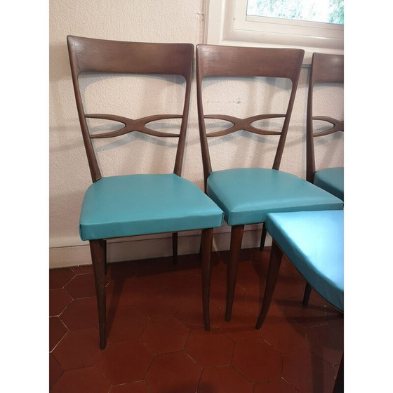 Image 1 of Set di 4 sedie vintage di Melchiorre Bega, Italia 1950-1960