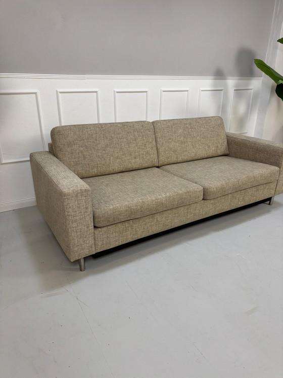 Image 1 of Bolia Scandinavia sofa fabric Fsc sleeping function bed + stool