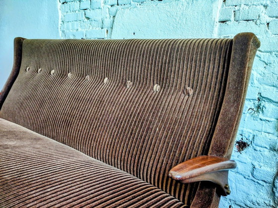 Image 1 of Set Mid - Century Sofa And 2 Armchairs Scandinavian Design