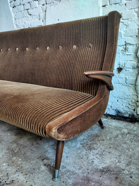 Image 1 of Set Mid - Century Sofa And 2 Armchairs Scandinavian Design