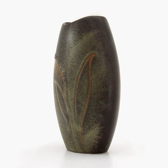 Image 1 of Vaso vintage in ceramica e vetro di Murano di Scheurisch, Italia 1980