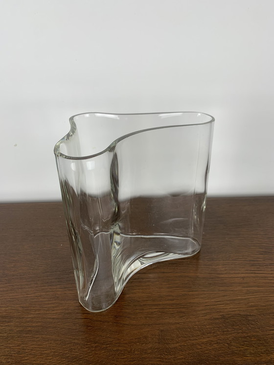 Image 1 of Glass Vase In The Style Of Alvar Aalto, 1970