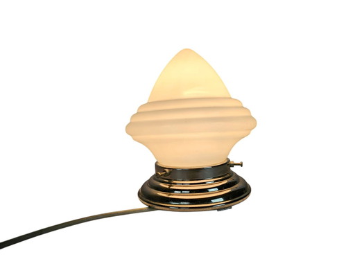 Giso Plaster - Ceiling light - 'Acorn' - Opal glass - Nickel