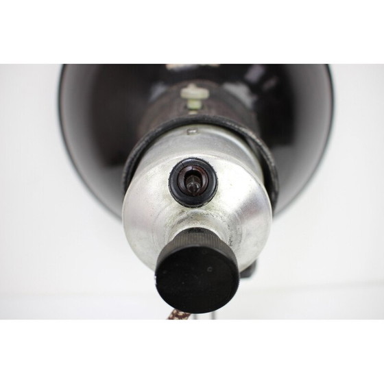 Image 1 of Lampada da tavolo vintage in metallo, Cecoslovacchia 1950