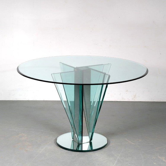 Image 1 of Nile Glass Table by Galotti & Radice, Italy 1970