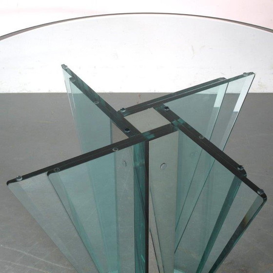 Image 1 of Nile Glass Table by Galotti & Radice, Italy 1970