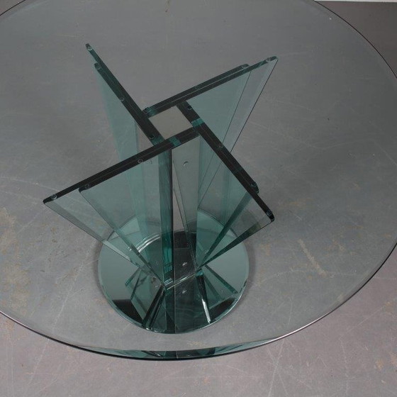 Image 1 of Nile Glass Table by Galotti & Radice, Italy 1970