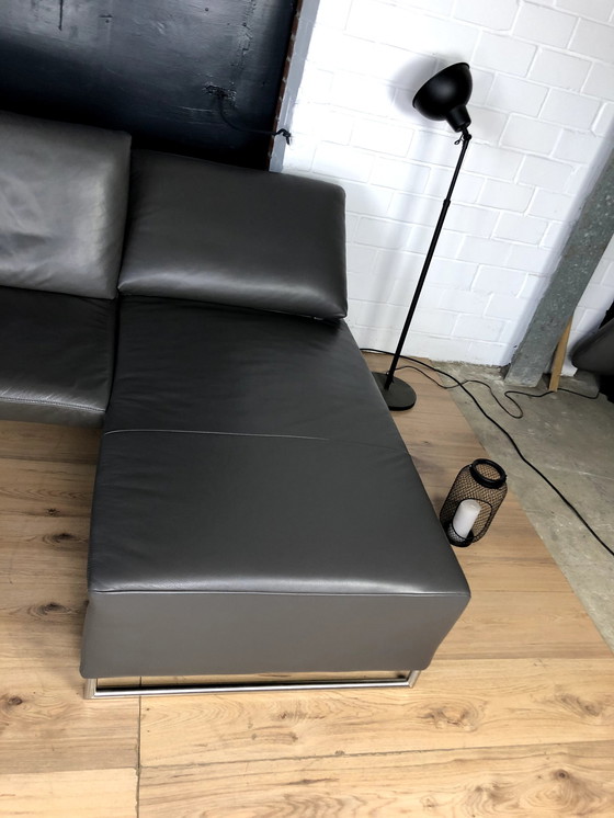 Image 1 of Koinor leather sofa Ramon with adjustable backrests