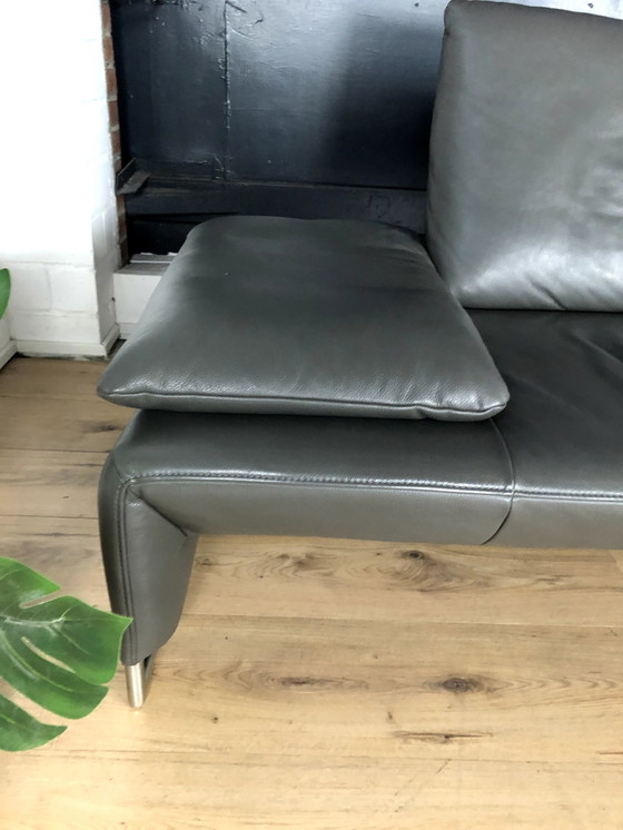 Image 1 of Koinor leather sofa Ramon with adjustable backrests