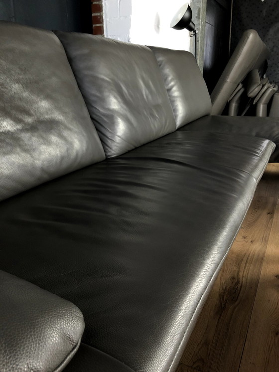 Image 1 of Koinor leather sofa Ramon with adjustable backrests