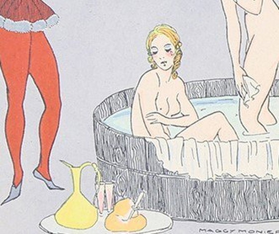 Image 1 of Les Dames De Beauté di Maggy Monier - Litografia a colori firmata