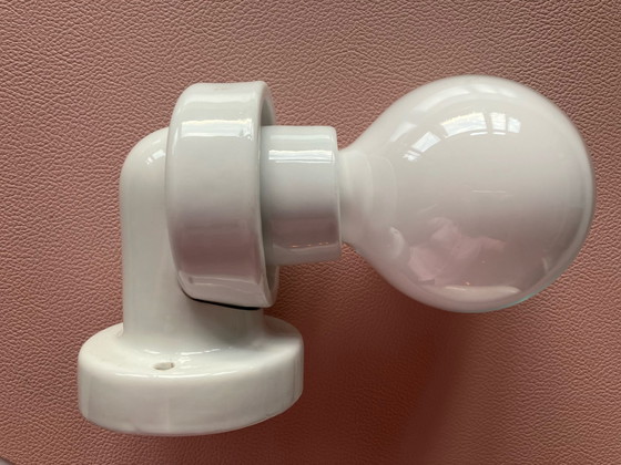 Image 1 of Vintage Porcelain Wall Lamp