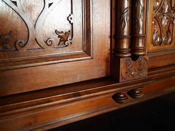 Image 1 of Eclectic Oak Cupboard, German Design, Inter-War Period, Production: Germany