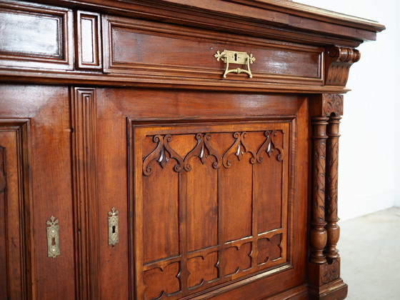 Image 1 of Eclectic Oak Cupboard, German Design, Inter-War Period, Production: Germany