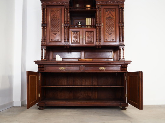 Image 1 of Eclectic Oak Cupboard, German Design, Inter-War Period, Production: Germany