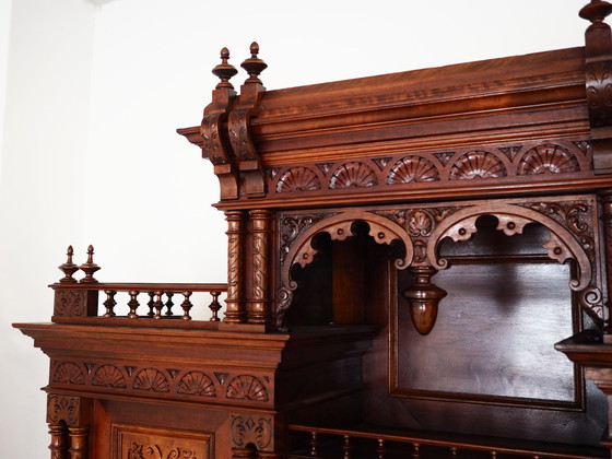 Image 1 of Eclectic Oak Cupboard, German Design, Inter-War Period, Production: Germany