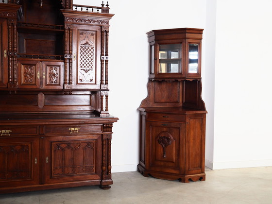 Image 1 of Eclectic Oak Cupboard, German Design, Inter-War Period, Production: Germany