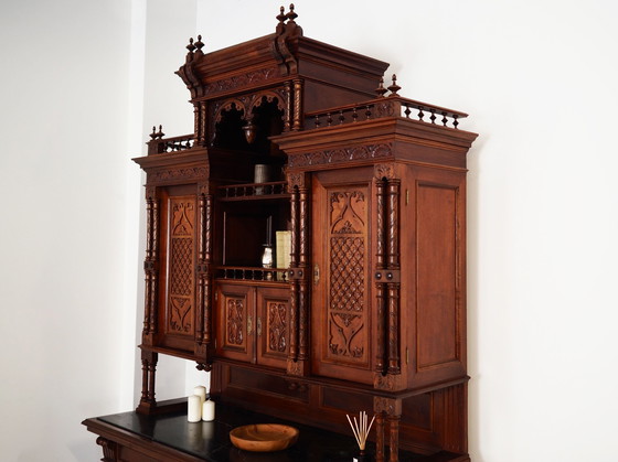 Image 1 of Eclectic Oak Cupboard, German Design, Inter-War Period, Production: Germany