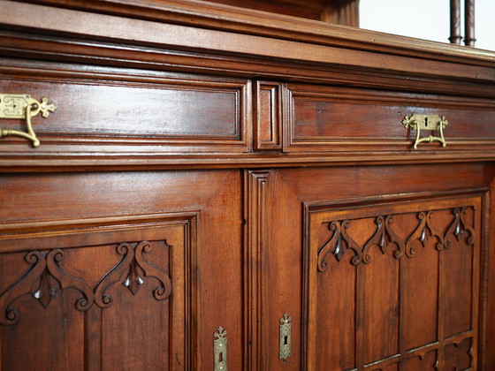 Image 1 of Eclectic Oak Cupboard, German Design, Inter-War Period, Production: Germany