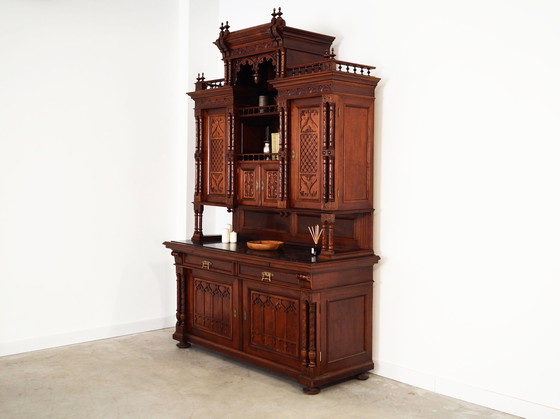 Image 1 of Eclectic Oak Cupboard, German Design, Inter-War Period, Production: Germany