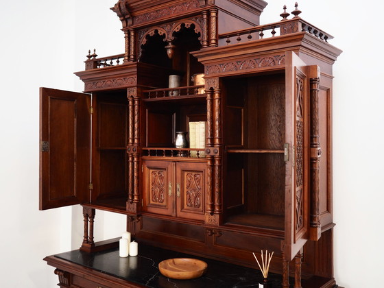 Image 1 of Eclectic Oak Cupboard, German Design, Inter-War Period, Production: Germany