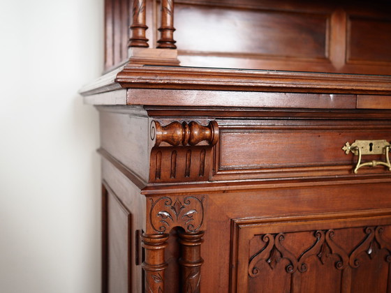 Image 1 of Eclectic Oak Cupboard, German Design, Inter-War Period, Production: Germany