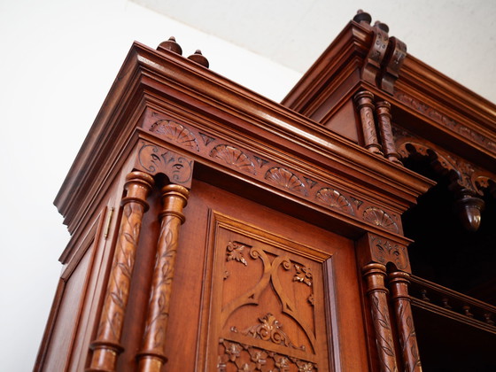 Image 1 of Eclectic Oak Cupboard, German Design, Inter-War Period, Production: Germany