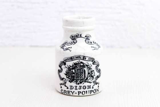 Image 1 of Poupon mustard pot by Sarreguemines