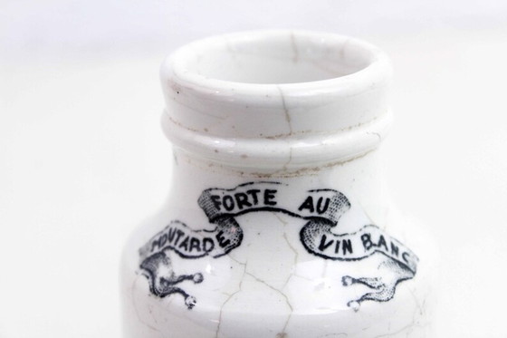 Image 1 of Poupon mustard pot by Sarreguemines