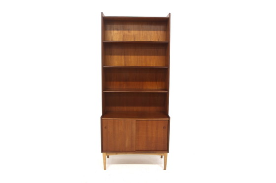 Image 1 of  Scandinavian Teak Bookcase, Bräntorps, Sweden, 1960
