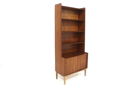 Image 1 of  Scandinavian Teak Bookcase, Bräntorps, Sweden, 1960