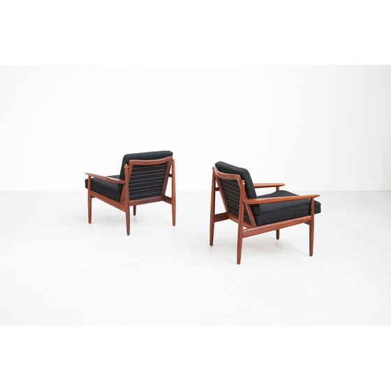 Image 1 of Pair of vintage armchairs by Arne Vodder for Globstrup, 1960s