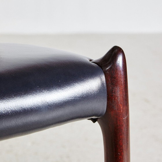 Image 1 of Set of 6 vintage Modell 78 Rosewood Dining Chairs by Niels Otto Moller for J.L. Mollers Møbelfabrik 1960s