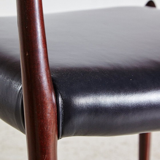 Image 1 of Set of 6 vintage Modell 78 Rosewood Dining Chairs by Niels Otto Moller for J.L. Mollers Møbelfabrik 1960s