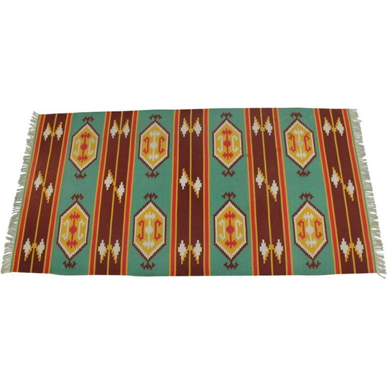 Image 1 of Tappeto multicolore vintage, Cecoslovacchia 1970