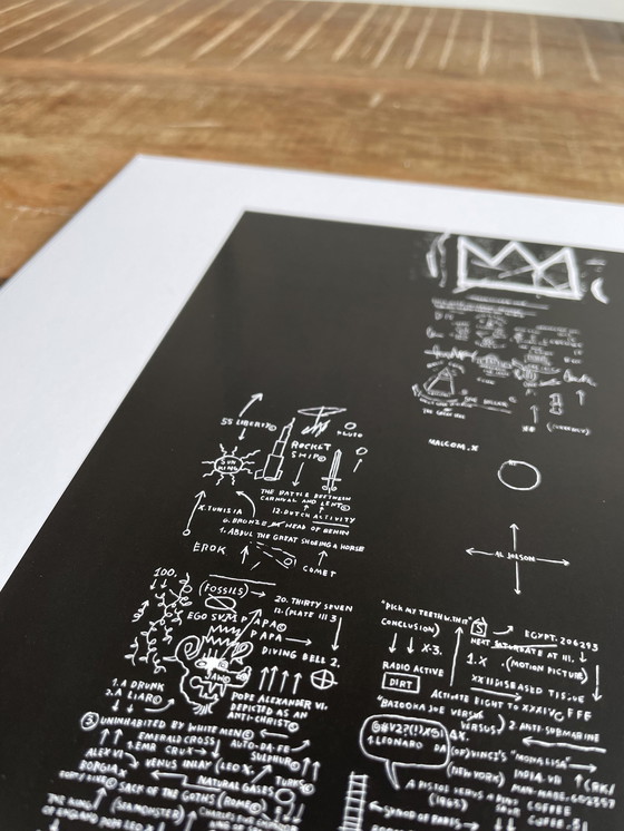 Image 1 of Jean Michel Basquiat (1960-1988), Tuxedo, 1982-3, copyright of Jean Michael Basquiat, Printed in UK