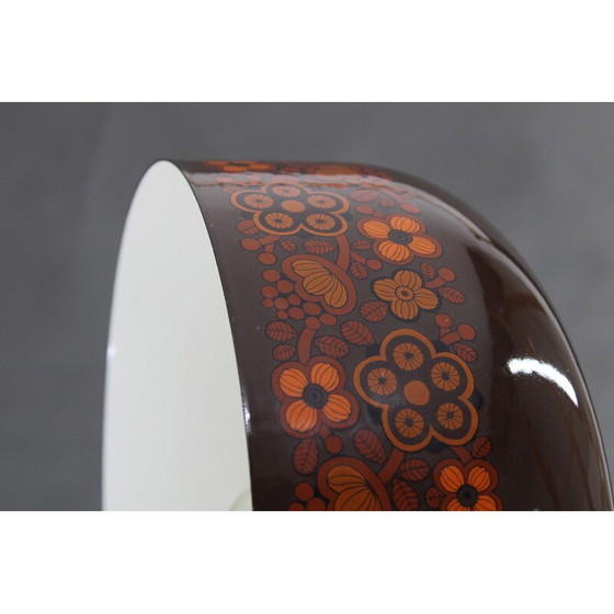 Image 1 of Vintage pendant lamp with floral motiv, Czechoslovakia 1970s