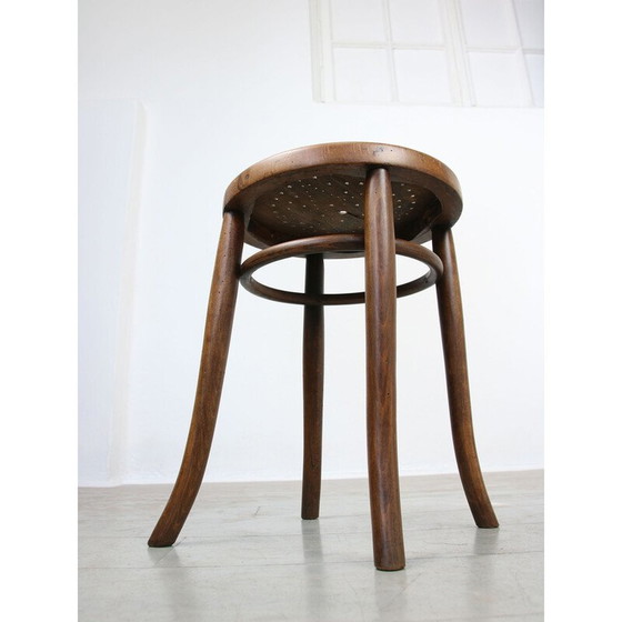 Image 1 of Vintage bentwood star piano stool