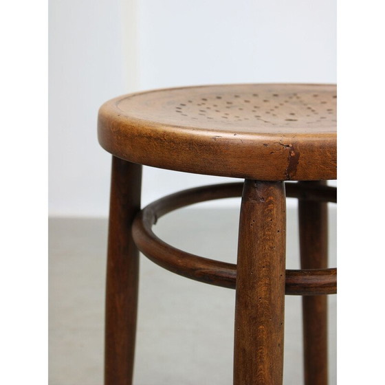 Image 1 of Vintage bentwood star piano stool