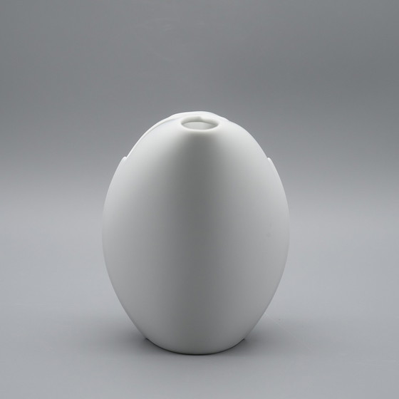 Image 1 of Rosenthal Studio-Linie × Lino Sabattini White Bisque Porcelain Vase Modernism 