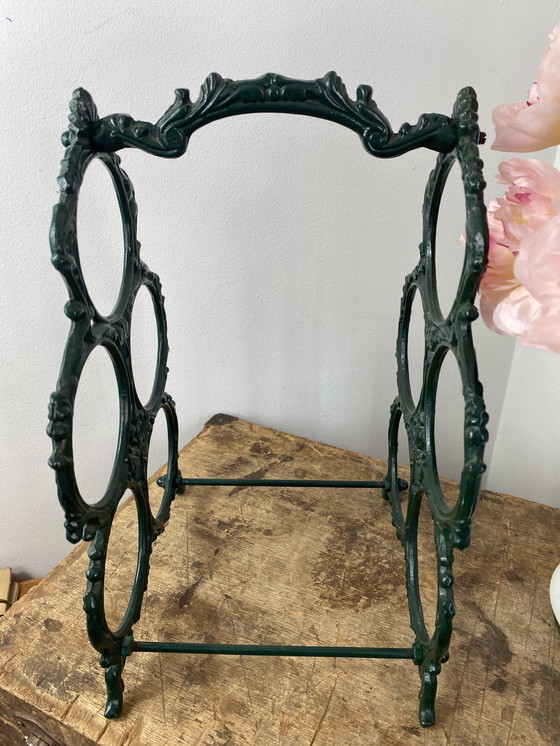 Image 1 of Cast Iron Bottle Rack