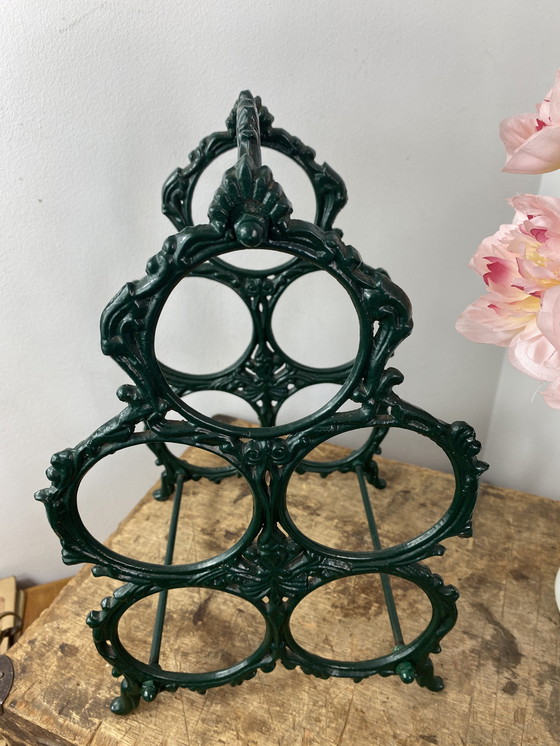 Image 1 of Cast Iron Bottle Rack