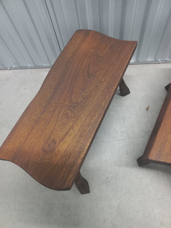 Image 1 of 2x Tabourets de lait vintage