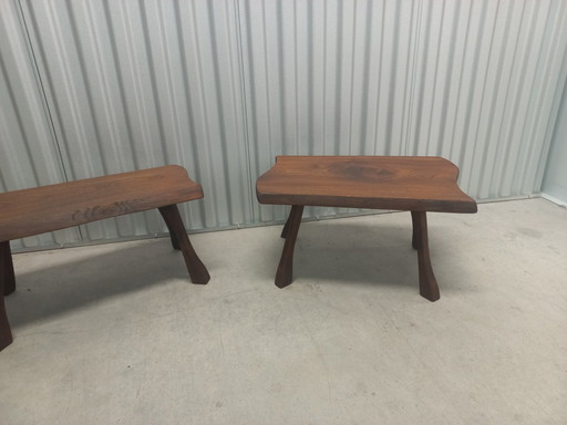 2x Vintage Milk Stools