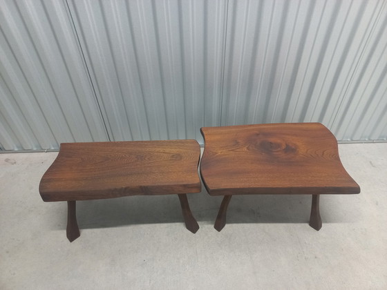 Image 1 of 2x Tabourets de lait vintage