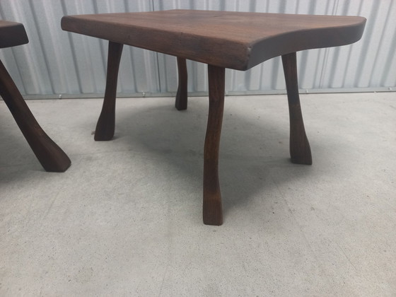 Image 1 of 2x Tabourets de lait vintage