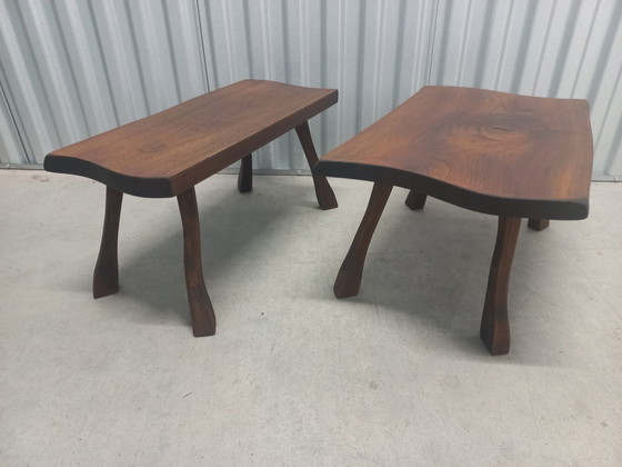 Image 1 of 2x Tabourets de lait vintage